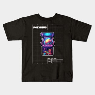 POLYBIUS arcade machine Kids T-Shirt